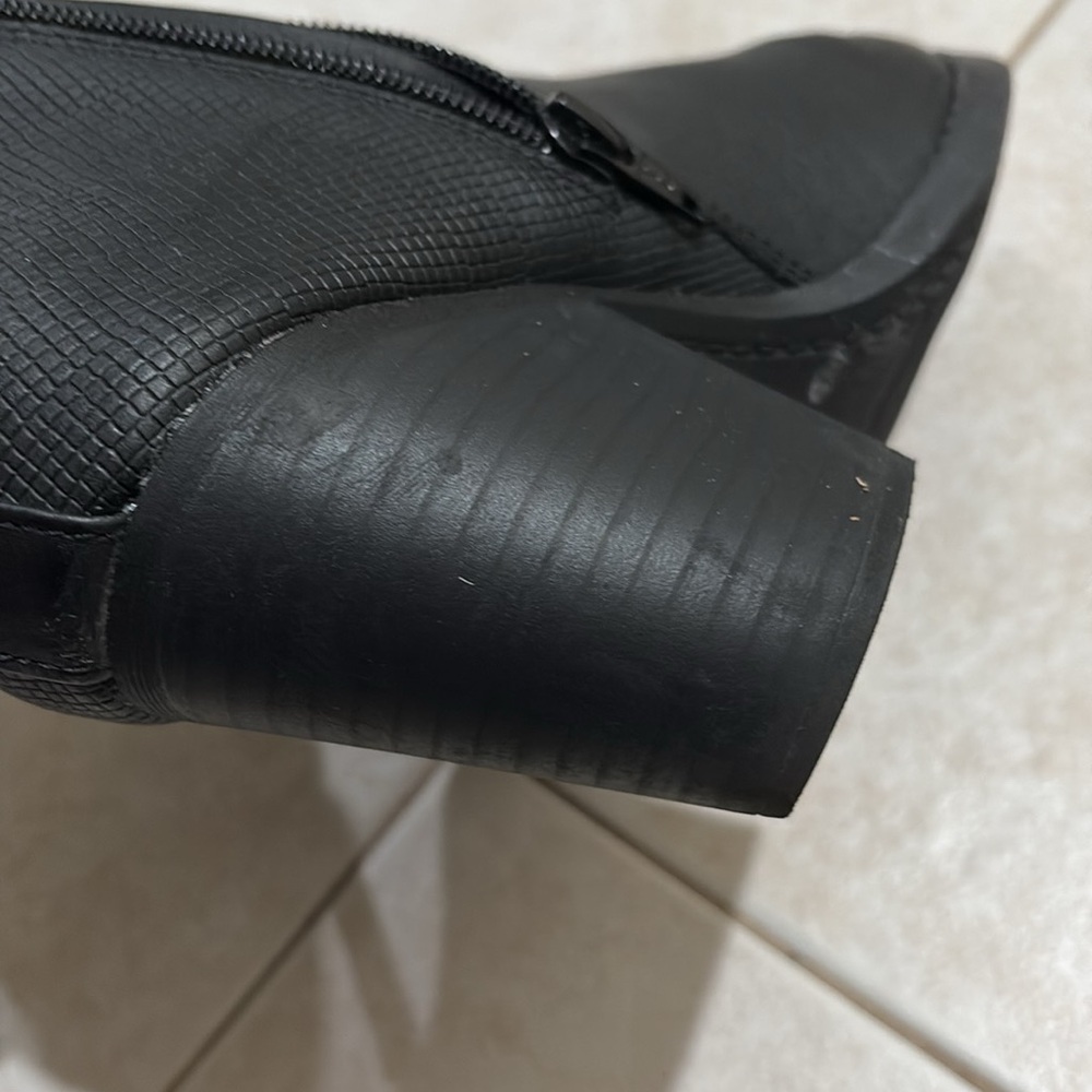 Universal Thread Black Leather Boots - image 6